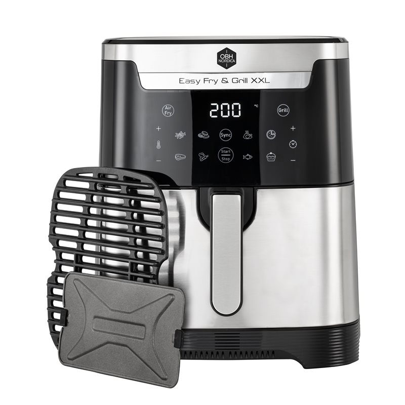 OBH Nordica "Easy Fry & Grill XXL 2in1 silver" Airfryer
