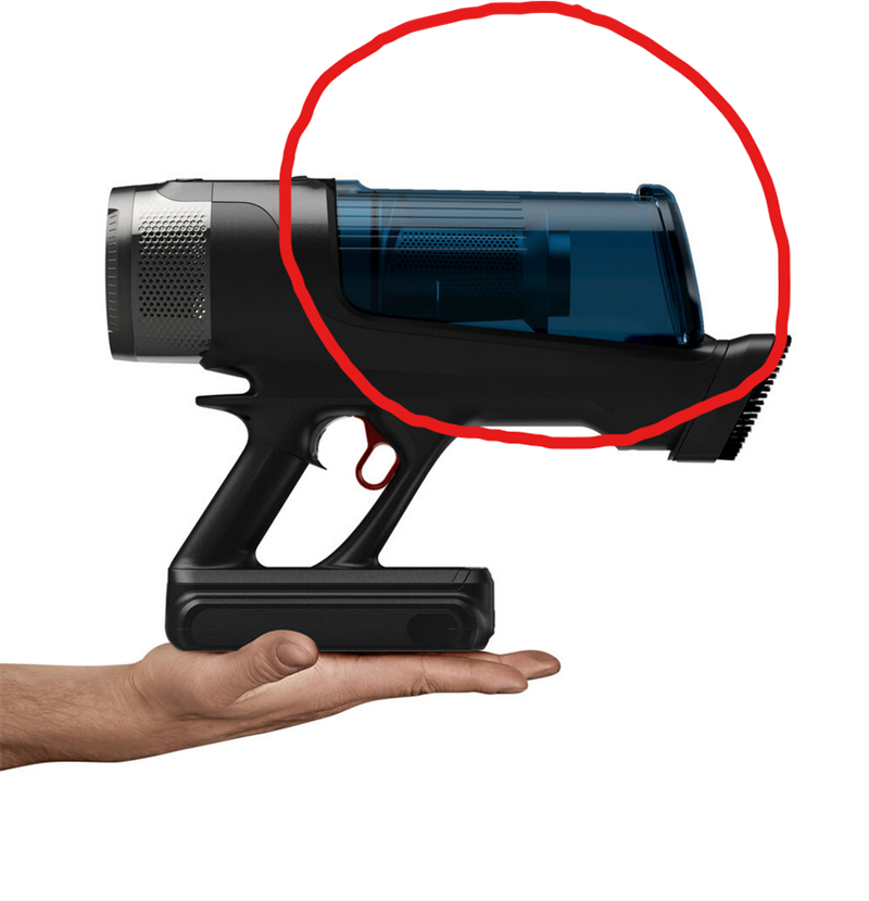 Dammbehållare blå, OBH Nordica