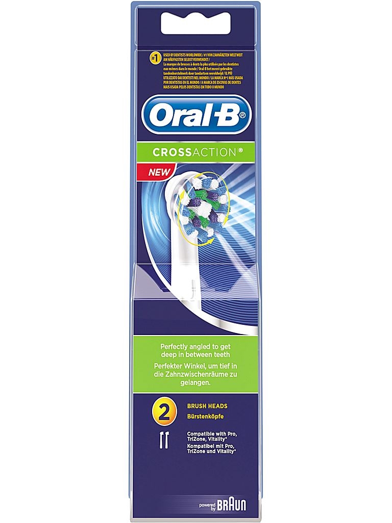 Cross Action 2-pack OralB