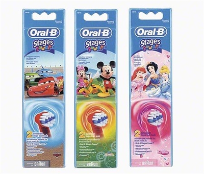 Barnborstar 2-pack OralB