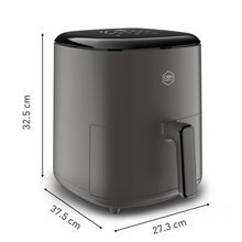 OBH Nordica "Easy Fry Max" 5L Grå Airfryer