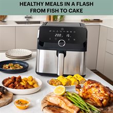 OBH Nordica "Easy Fry Mega 7,5L Rostfritt Stål" Airfryer