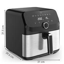 OBH Nordica "Easy Fry Mega 7,5L Rostfritt Stål" Airfryer