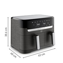 OBH Nordica "Dual Easy Fry & Grill Coalblack" Airfryer