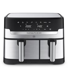 OBH Nordica "Dual Easy Fry & Grill Silver" Airfryer