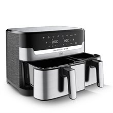 OBH Nordica "Dual Easy Fry & Grill Silver" Airfryer