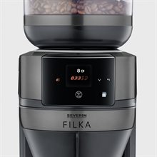 Severin "Filka" Kaffebryggare Glas Dark Inox